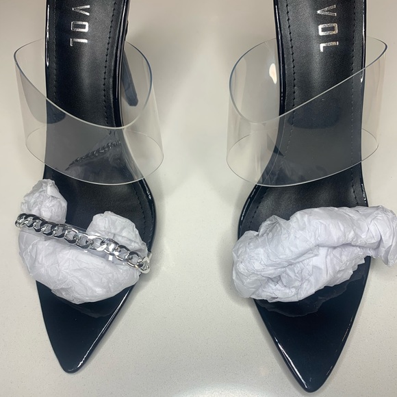 New  Revol pointed toe stiletto mule - Picture 3 of 7